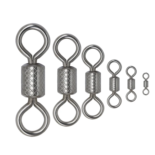 Rolling Swivels - Round Eyed, Sizes 2/0 To 10, For Carp, Coarse & Sea Fishing 9 thumbnail image