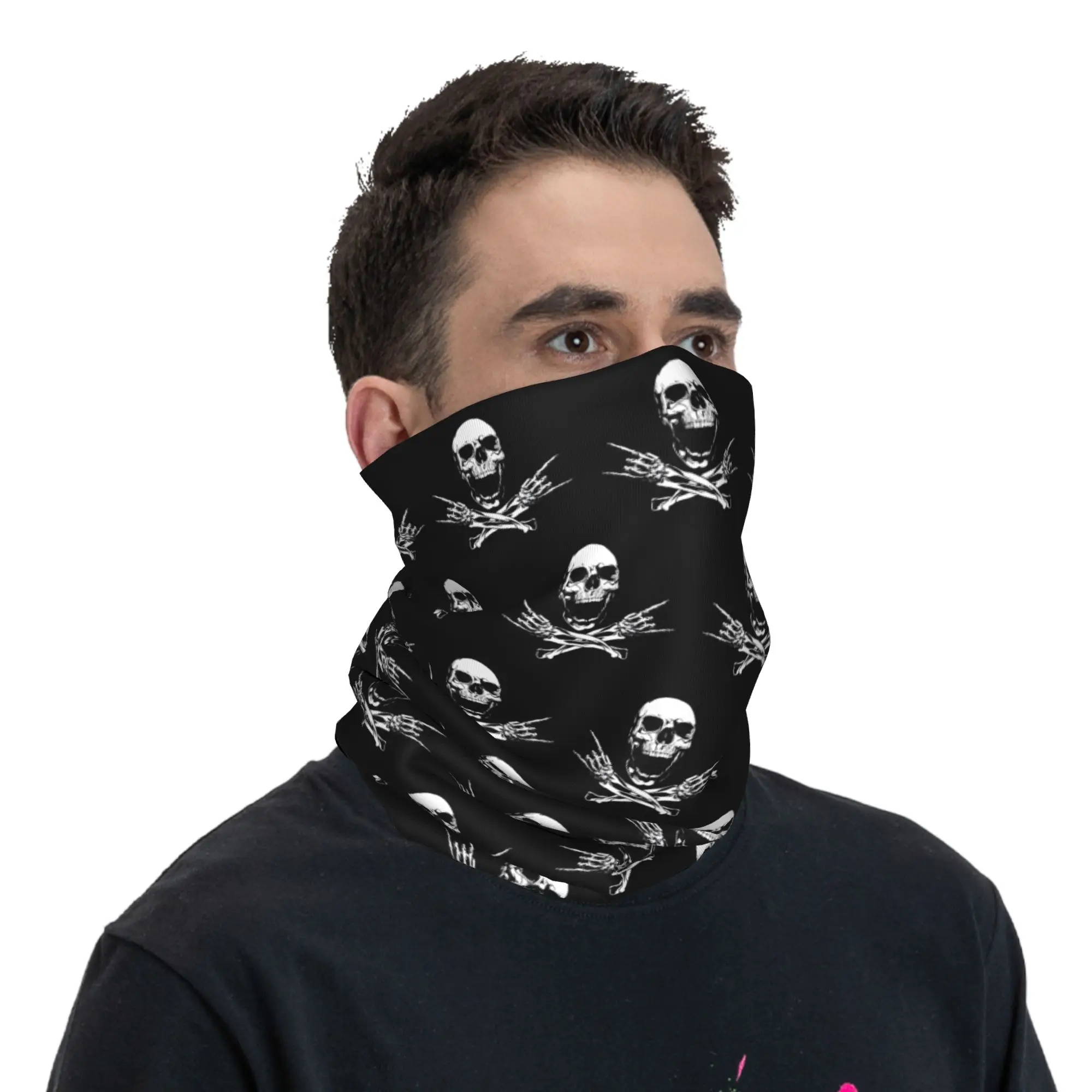 Rock skull neck gaiter 24 design options