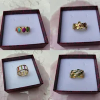 Stainless Steel Colorful Enamel Oil Drip Heart Rings For Women Gold Color Flower Round Snake Butterfly Rings Free Shipping Items - Image 4