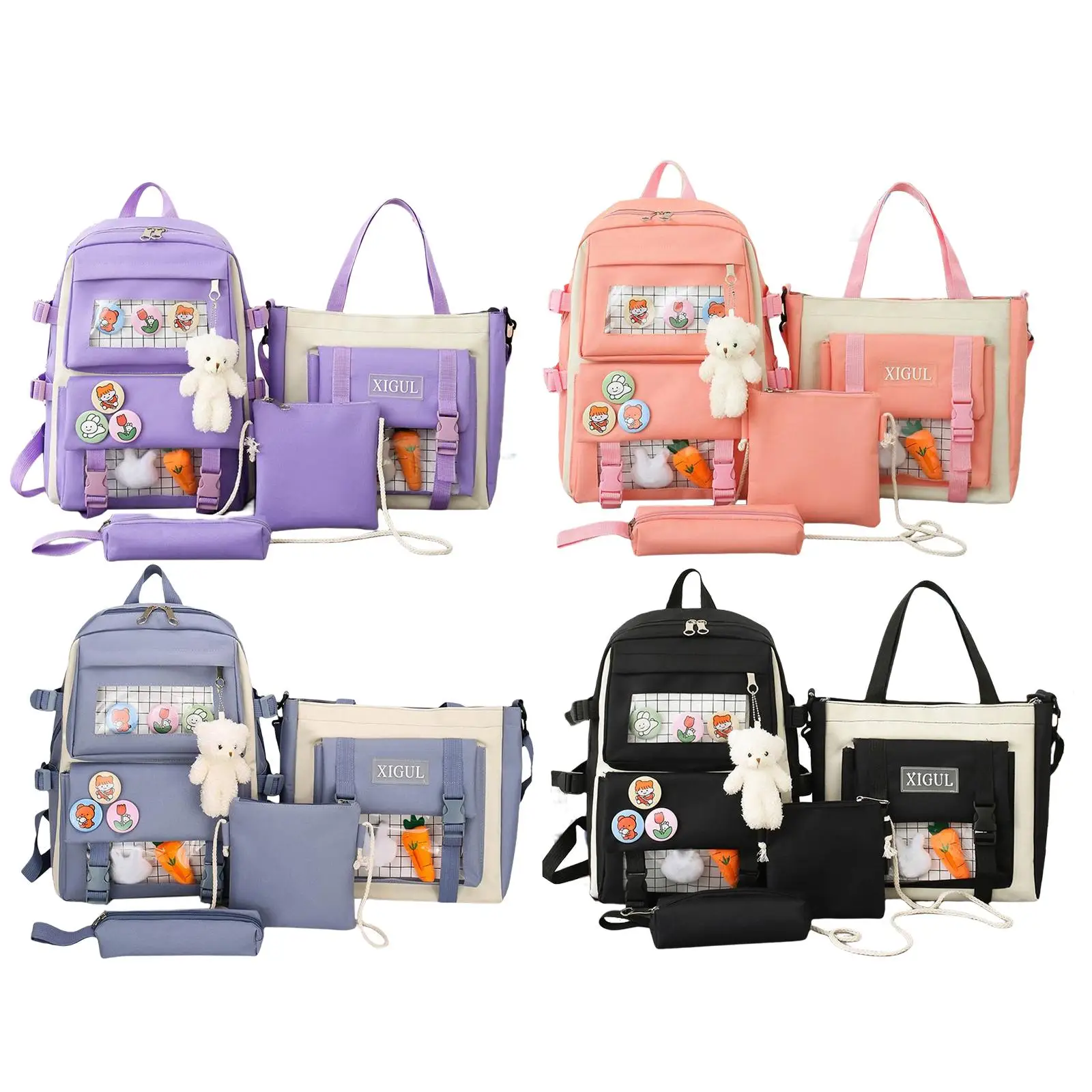 

School Backpack for Girls/Boys Teens Bookbag Lightweight Student Backpacks