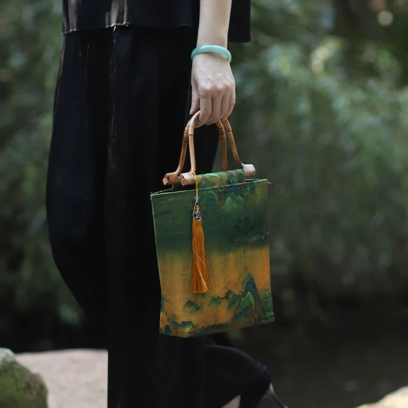 

Новая Подарочная сумка для матери, сумки, винтажная модная женская деревянная Сумочка, женские сумки, кошельки, сумки