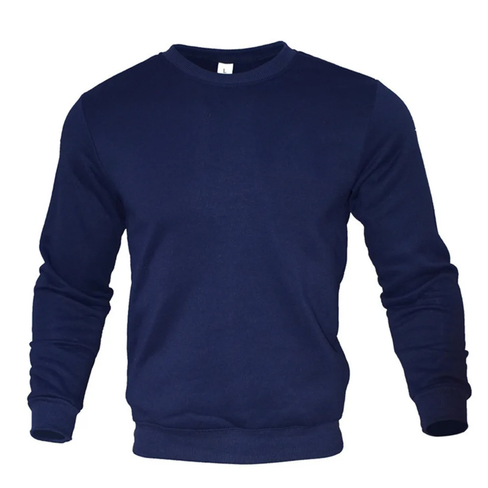 

New In Sweatshirts Oversized Original Men's Y2k Clothes O-Neck Casual For Streetwear Outdoor Thickening Solid Color Harajuku Shi