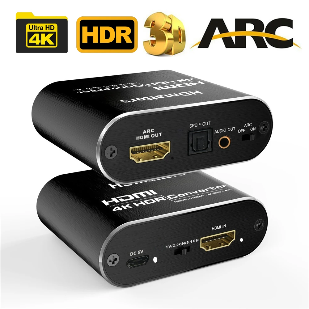 HDMI audio extractor 4K 60Hz HDMI Audio Extractor ARC