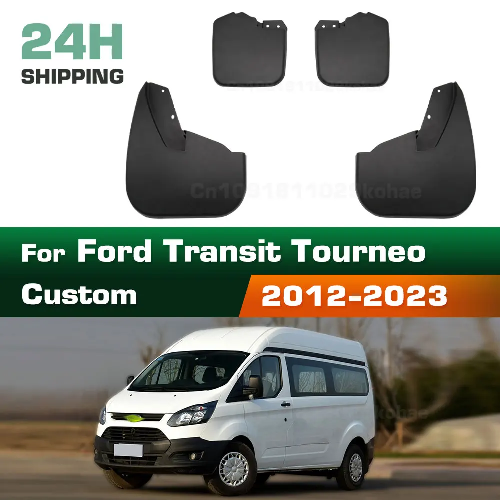 Car Mud Flaps For Ford Transit Tourneo Custom 2012~2018, Splash