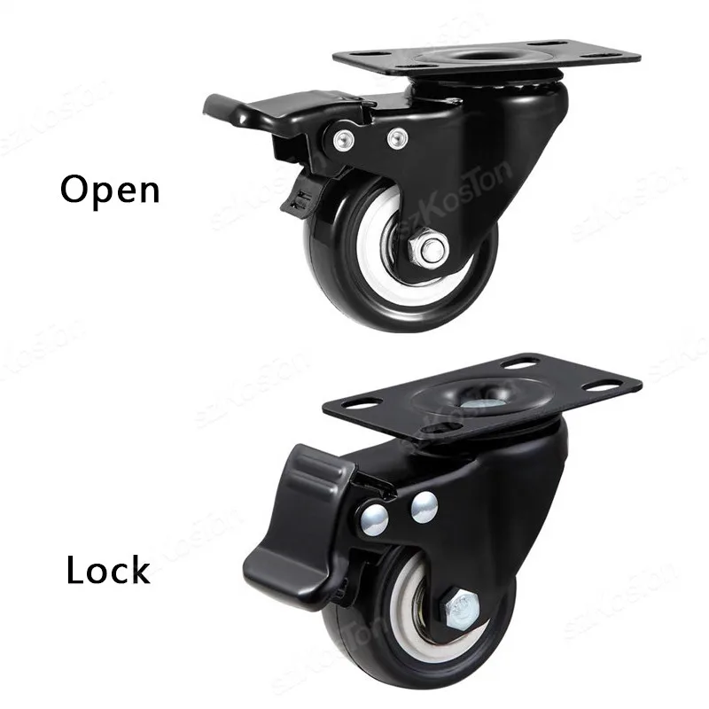 Furniture casters wheels 4pcs/lot for heavy duty platform trolley chair