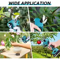 Sécateur électrique sans fil 21V, cisaille de taille efficace pour arbres fruitiers et bonsaïs, coupe-branches, outils de jardinage avec 2 batteries 8