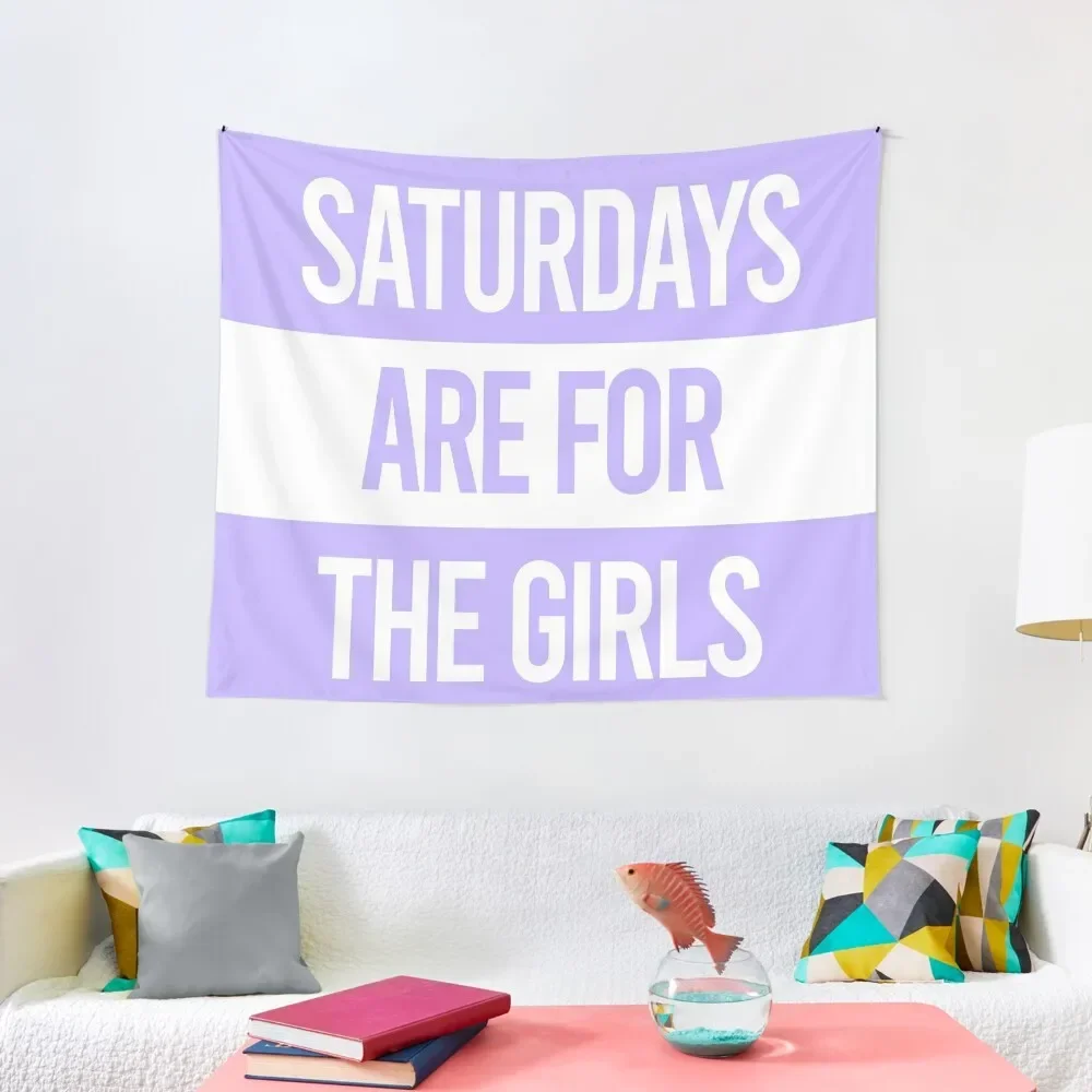 

Saturdays are for the girls Violet Tapestry Luxury Living Room Decoration Wallpaper Bedroom Tapestry