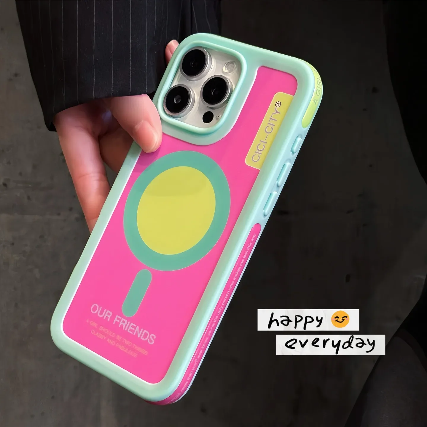 coque iphone 17 assortiment couleurs acidulees