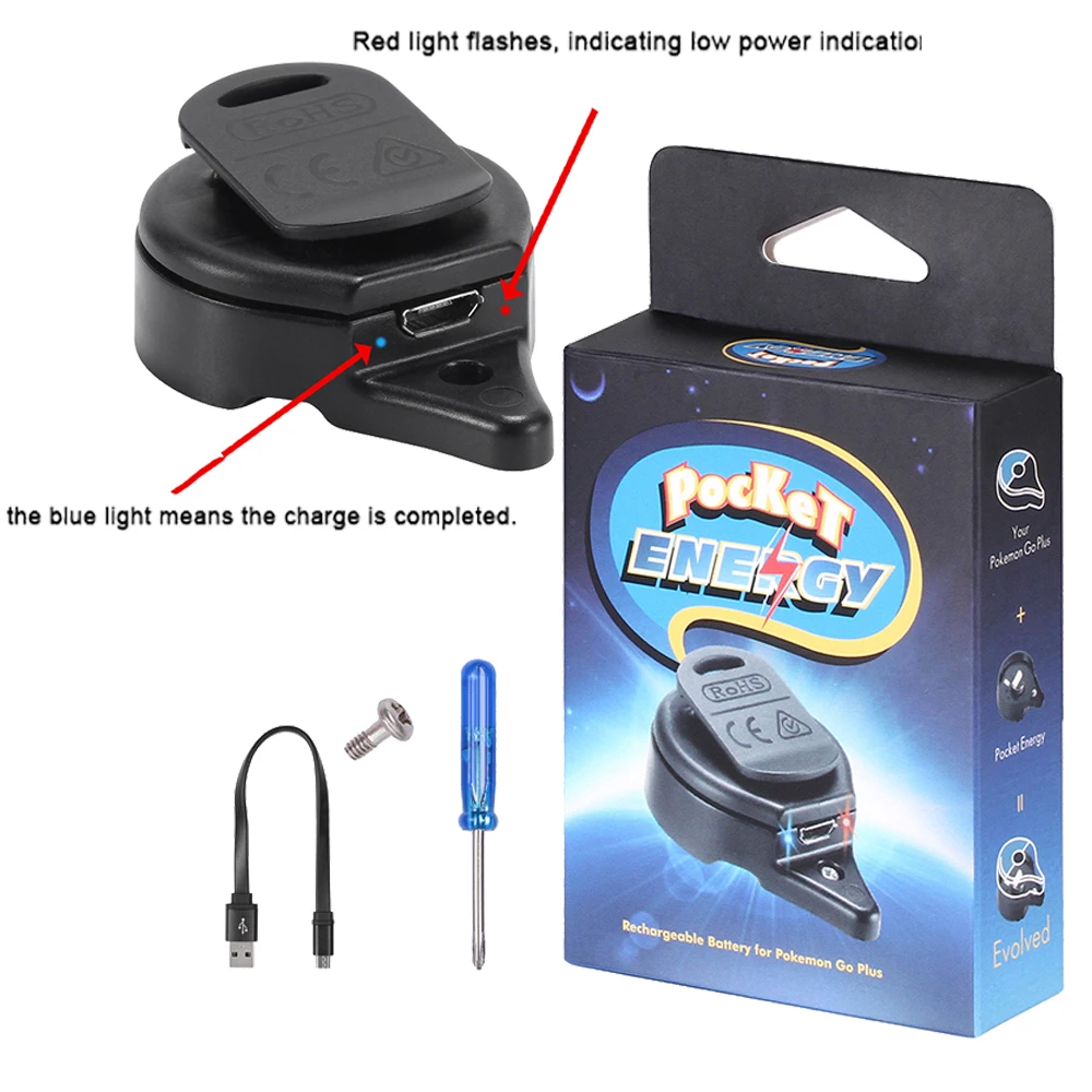 Portable Pocket Back Clip Charging Base Racelet Charger For Pokemon Go Plus Rechargeable Battery For Nintendo Switch Accessories Aliexpress