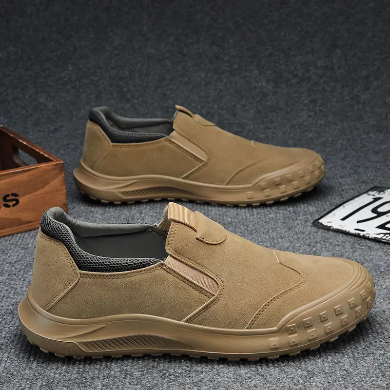 

Men Shoes Outdoor Hiking Shoes Non-Slip Fall Slip-On Loafers Light Training Sneakers Walking Trekking Shoes Comfort Footwear