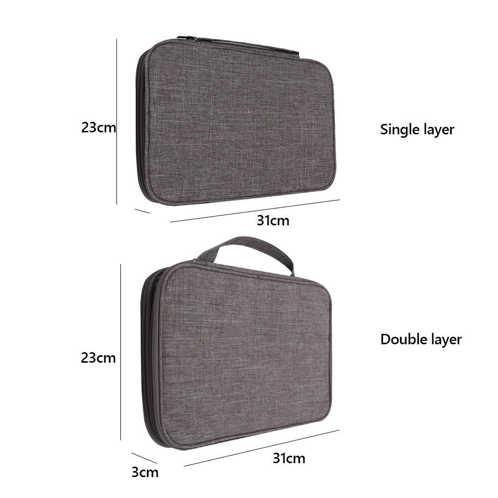 Watch Organizer Case Multifunction Portable Travel for Apple Watch Strap Band Storage Bag Watchband Holder Case Pouch Gray Black watch storage box,watchband storage bag,watch storage bag,watch storage pouch