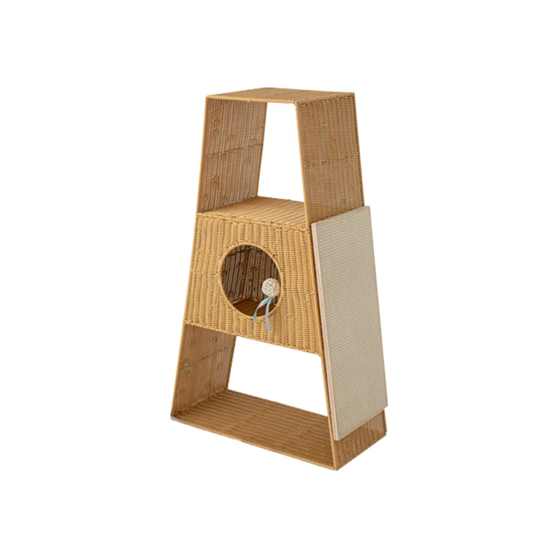 

cat scratch board, grinding claw, two in one, half closed cat house, four season universal cat jump platform storage rack