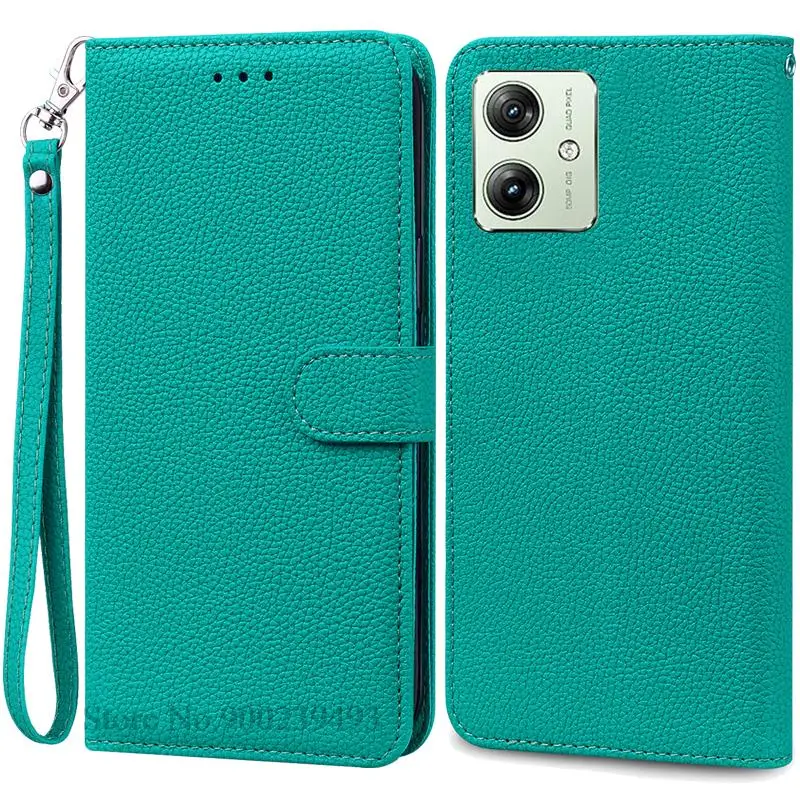 Elegant Silicone Leather Flip Wallet Case
