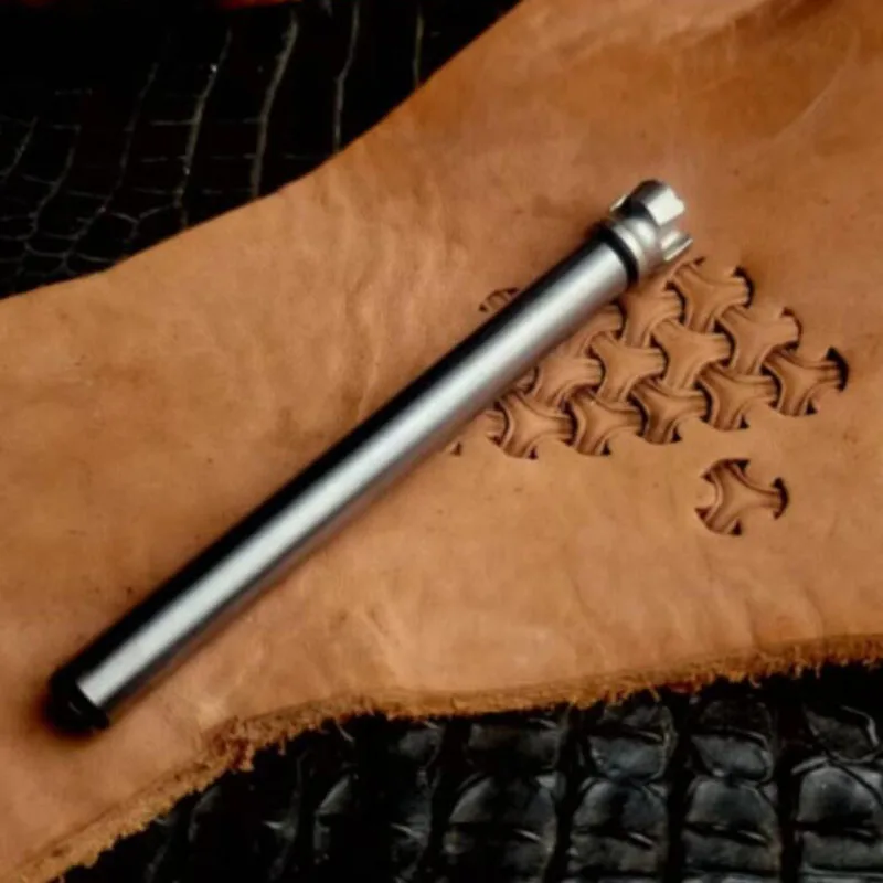 Embossed punched stamp leather craft tools Leather curved nail pattern engraving stamp 3D printing tools