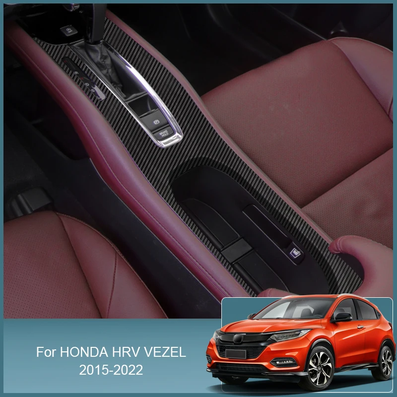 

Car Interior Sticker For Honda HRV VEZEL 2015-2025 Lifting Window Panel Decal Gear Steering Wheel Protective Film Auto Accessory