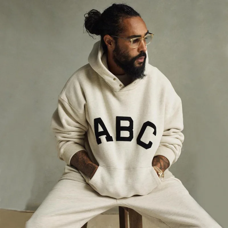 Fare of God ABC Hoodie Fleece Oversized Unisex Hooded Shirts For