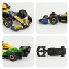 Bburago 1:43 2024 Mclaren MCL38 Miami Monaco F1 Formula Car Die Cast Vehicles Collectible Model Racing Toys 6