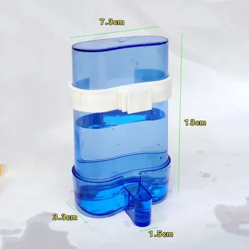 Birds Water Feeders Dispenser Automatic Bird Feeder Parrot Canary Parakeet Cage Food Drinking Feeding Supplies Pet Accessories 2
