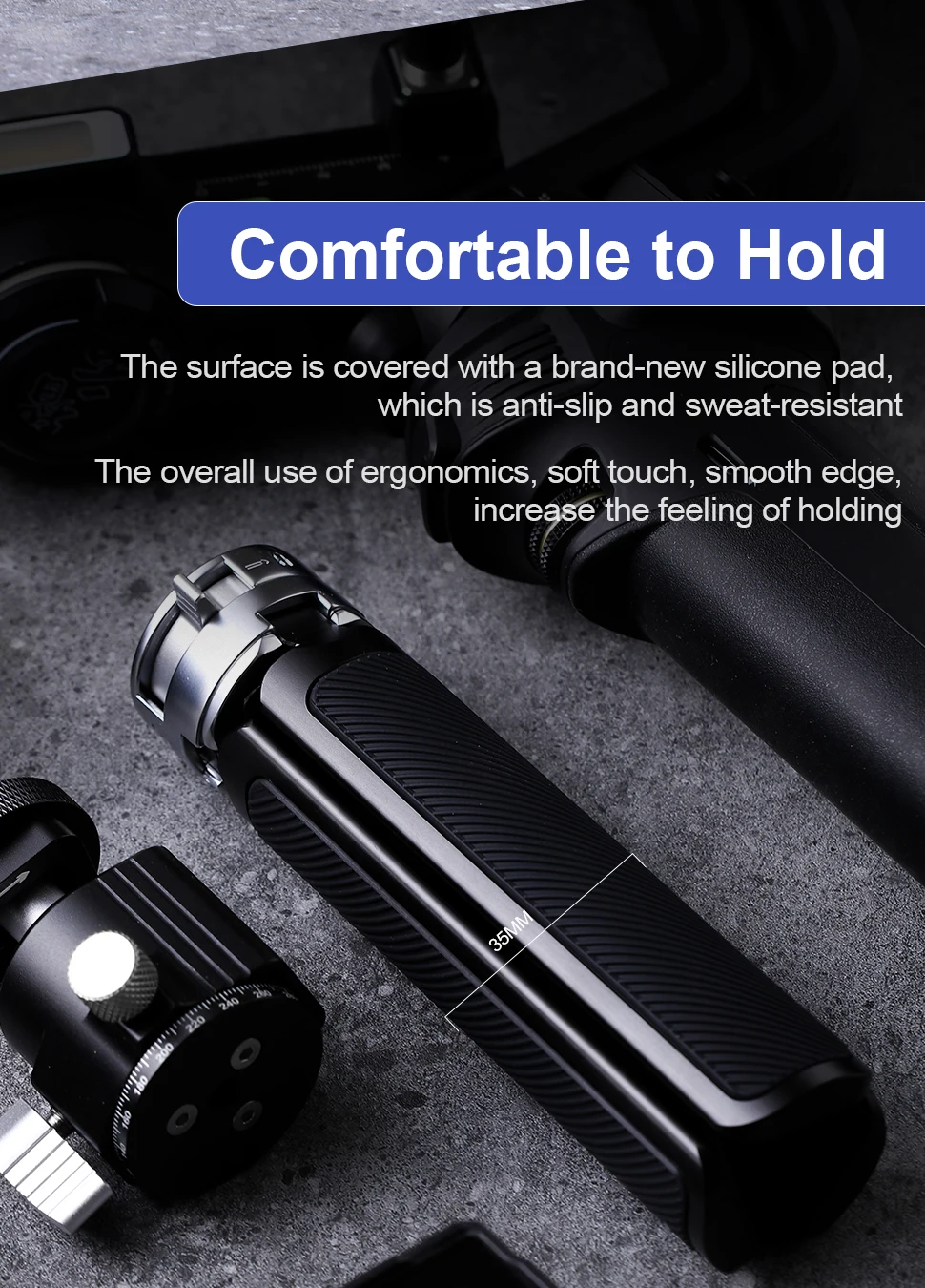 Portable Desktop Tripod Dual Boot Constant Spherical Foldable Grip Ptz Bracket U