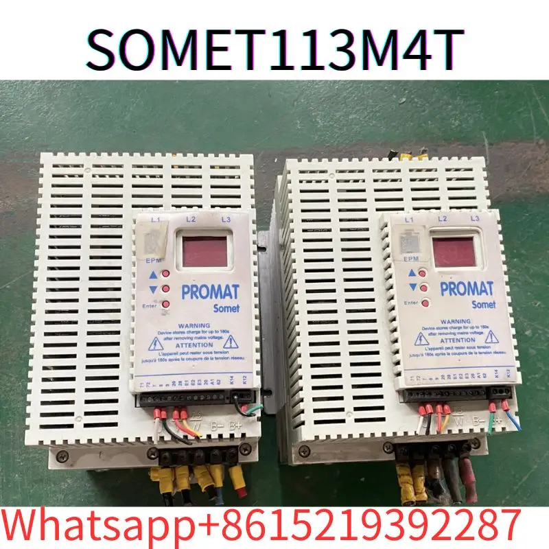 

second-hand Inverter SOMET113M4T 380v 11kw tested ok