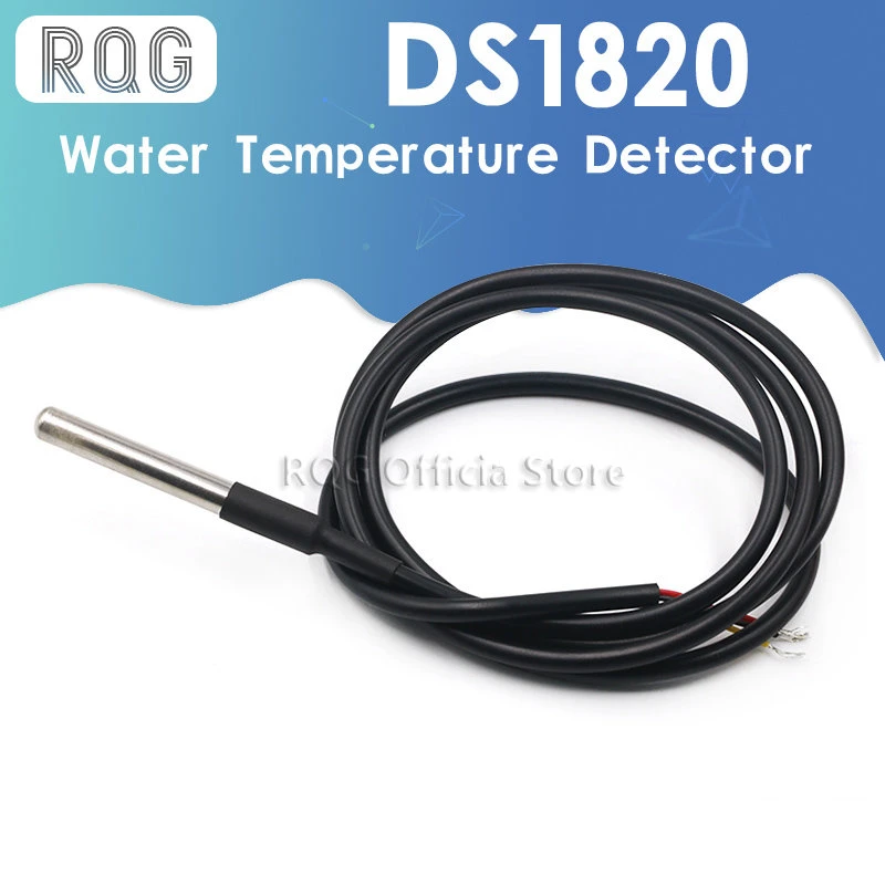 Paquete de acero inoxidable DS1820, sonda de impermeable DS18b20, sensor de temperatura 18B20 para Arduino|Instrumentos de - AliExpress