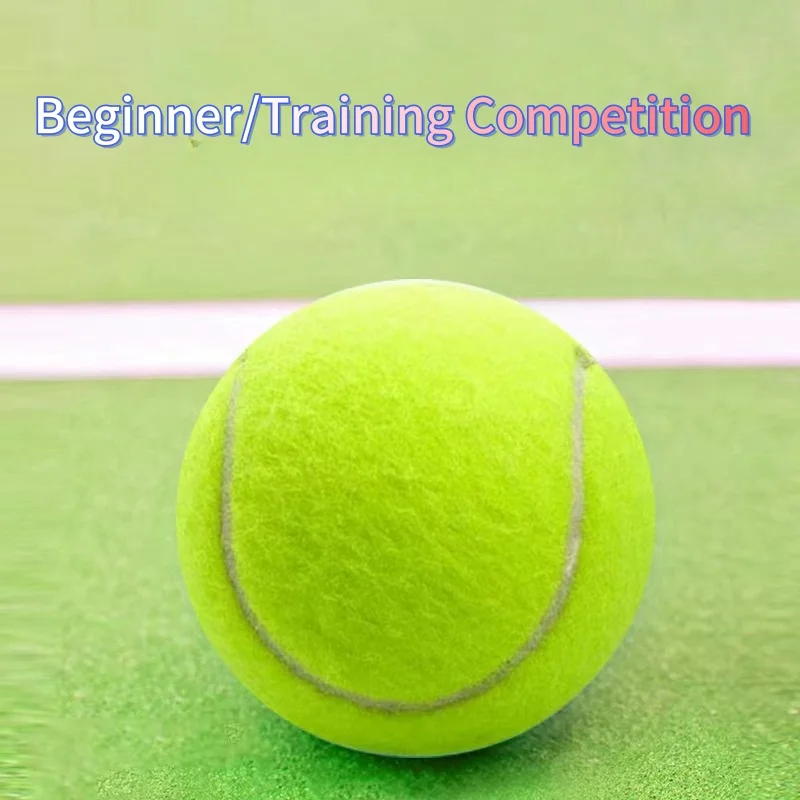 Tennis Balls with Mesh Carry Bag High Elasticity Pet Dog Playing Balls Outdoor Training Sports Competition 3/6/12pcs tennis balls