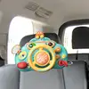 Cartoon Electric Simulate Driving Car Steering Wheel Baby Sounding Toys Kids Early Educational Stroller Driving Musical Toys 4