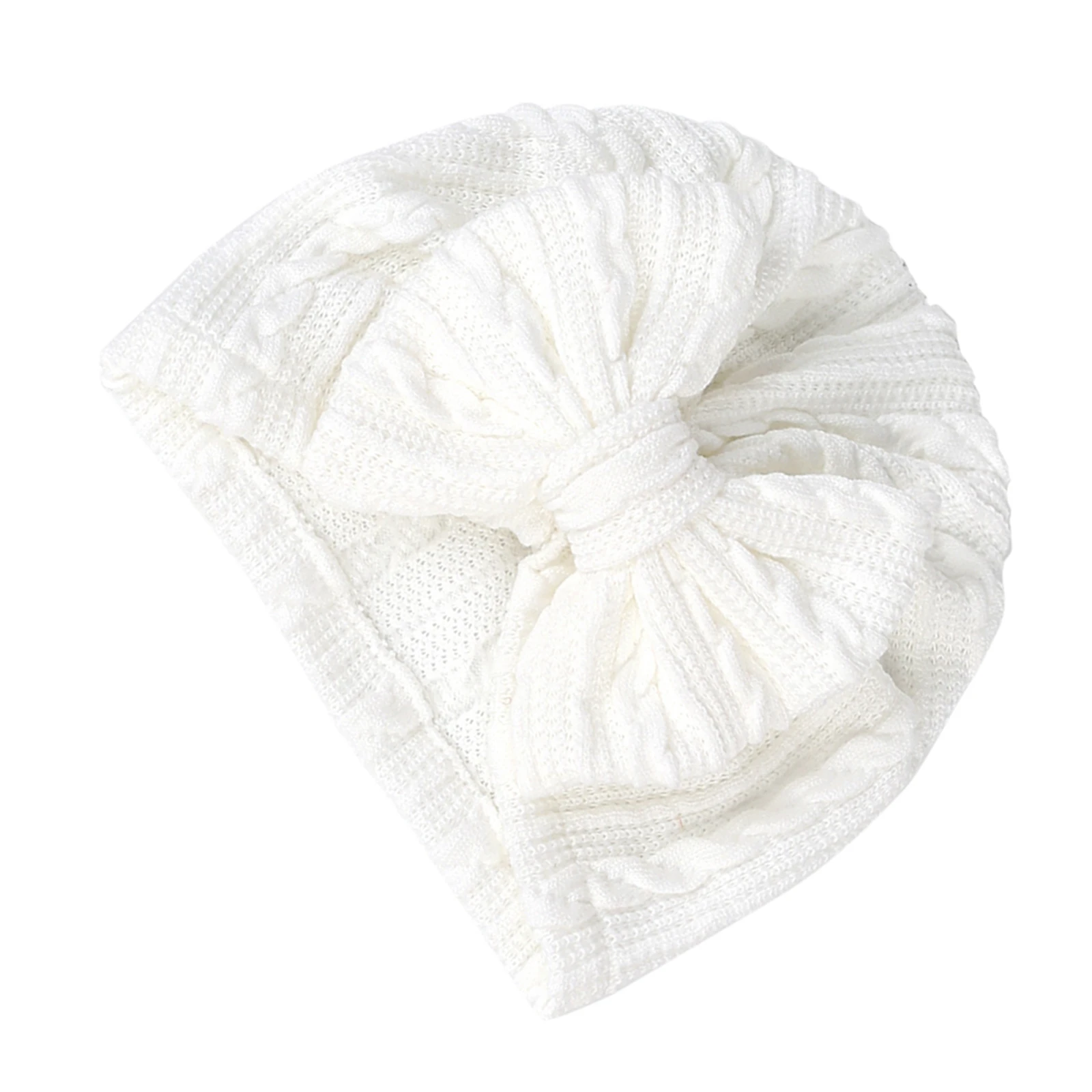 Infant Baby Girls Bow Hat Solid Color High Elasticity Casual Newborn Soft Head Wraps Turban Accessory 0-18M baby hat