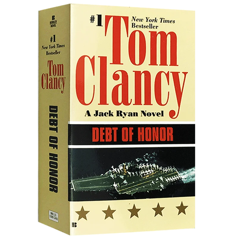 

Debt of Honor Tom Clancy Jack Ryan, Bestselling books in english, War novels 9780425147580