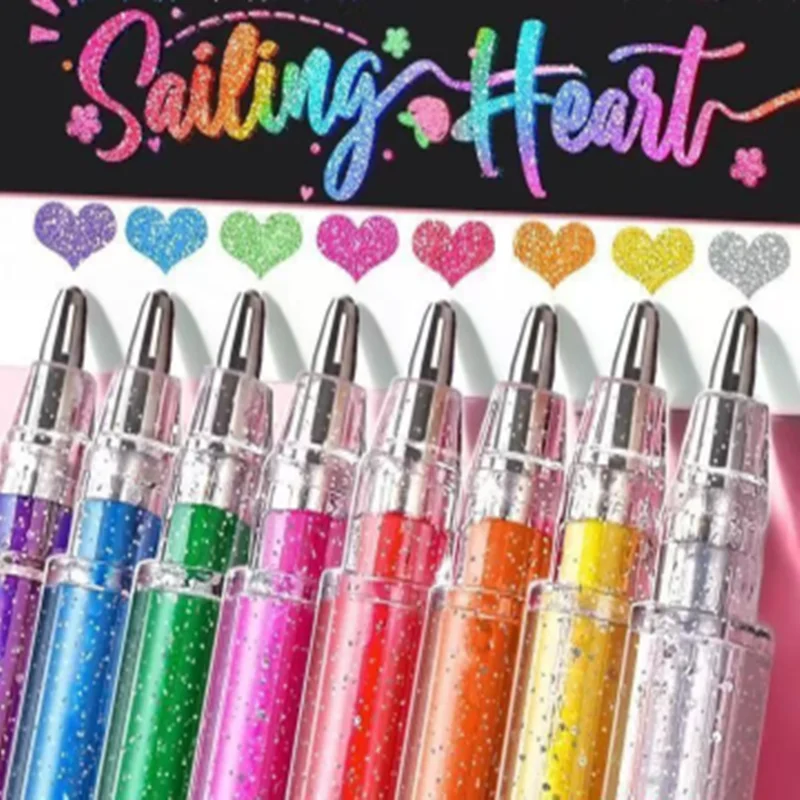 8/24/60-Color Glitter Gel Pen Set — "Flowing Crystal"&"Sparkling Starlight"Series Designed for Journaling and Drawing, Christmas 1 8/24/60-Color Glitter Gel Pen Set — "Flowing Crystal"&"Sparkling Starlight"Series Designed for Journaling and Drawing, Christmas 1