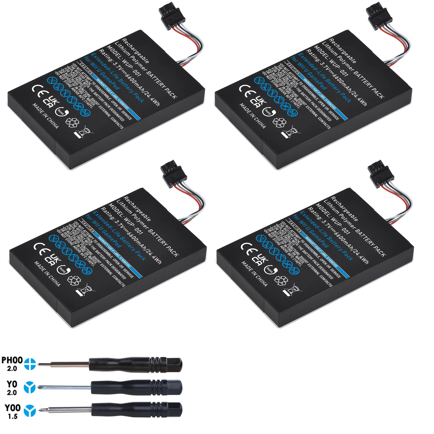 3.7V 6600Mah Wup-001 Batterie Ricaricabili Per Nintendo Wii U Wii-U Gamepad Arr-002 Wup-012 Wup-010
