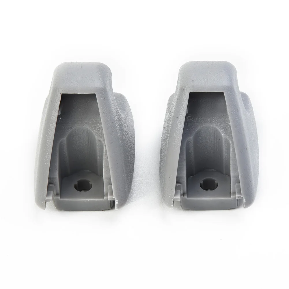 2x Car Sun Visor Clip Gray Sun Visor Support Clip Retainer Bracket Hook For -GM -Chevrolet -Opel 95994975 -Cruze -Sonic Spark