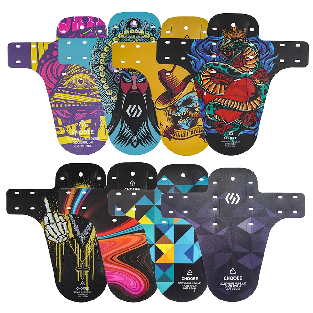 1pcs Chooee Bike Fender Mudguard MTB Mountain Road Bicycle Mud Guard Cycling Front/Rear Wing Accessories