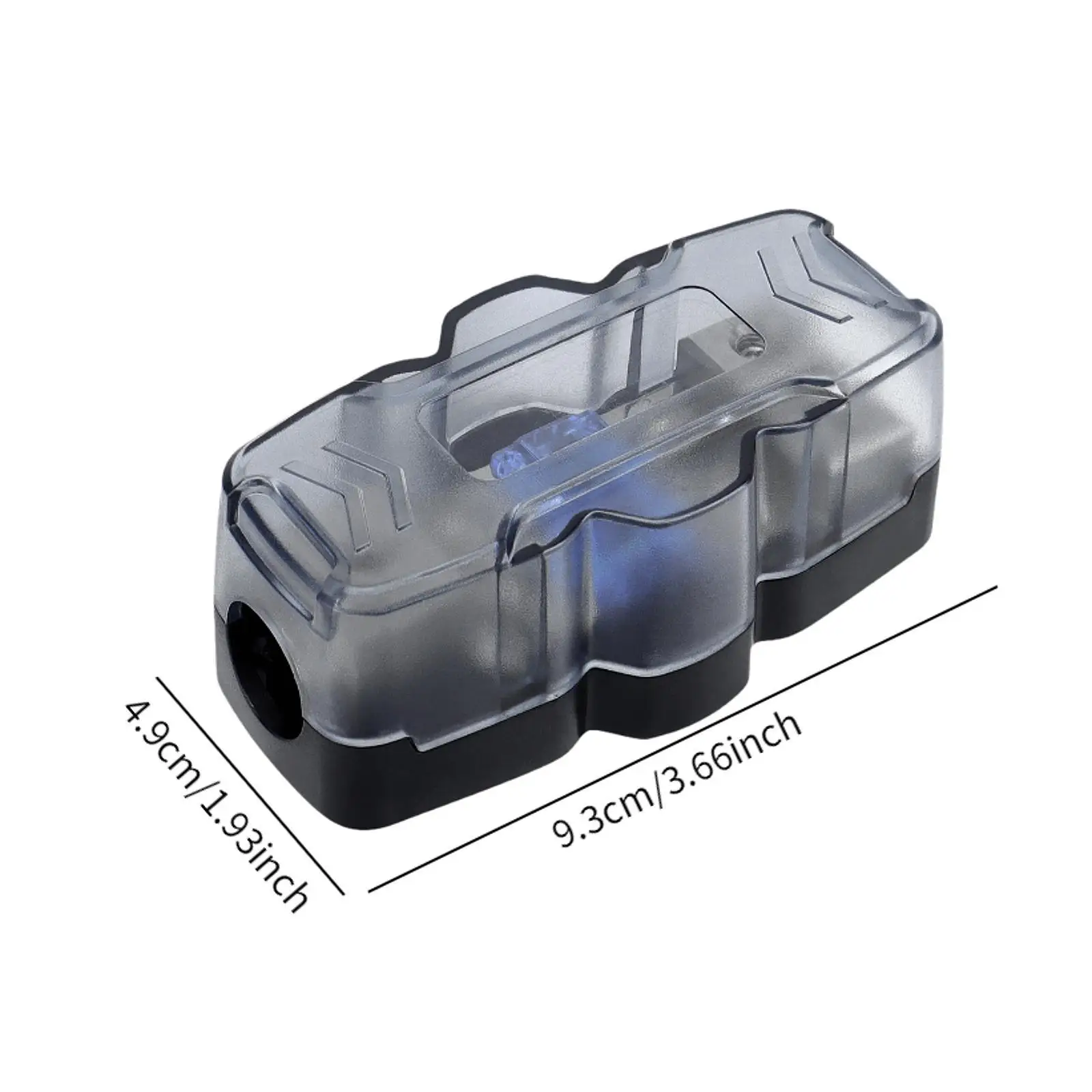 Fused Distribution Block 1 in 2 Out Output 2x 4/8 60A 80A 100A Portable Accessories Fuse Holder for Cars Rvs Yachts Ships Fused Distribution Block 1 in 2 Out Output 2x 4/8 60A 80A 100A Portable Accessories Fuse Holder for Cars Rvs Yachts Ships