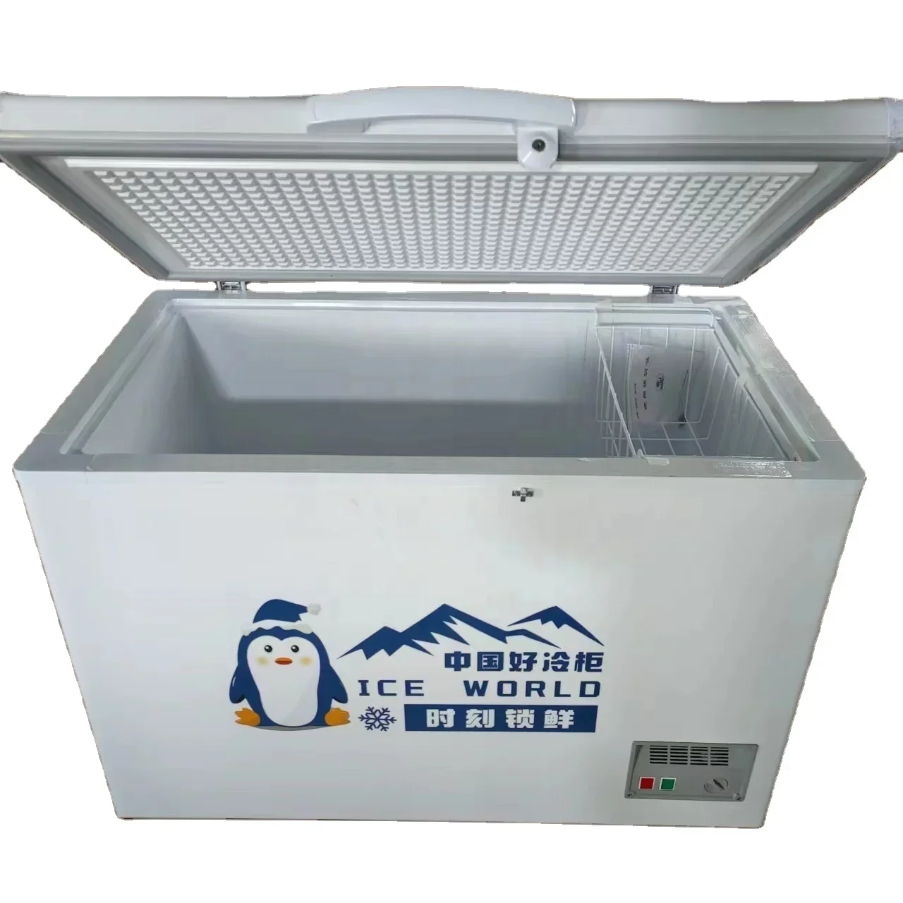 298 Factory Direct Gelato Horizontal Freezer Shopping Mall Chest Deep Freezer Commercial Top Opening Deep