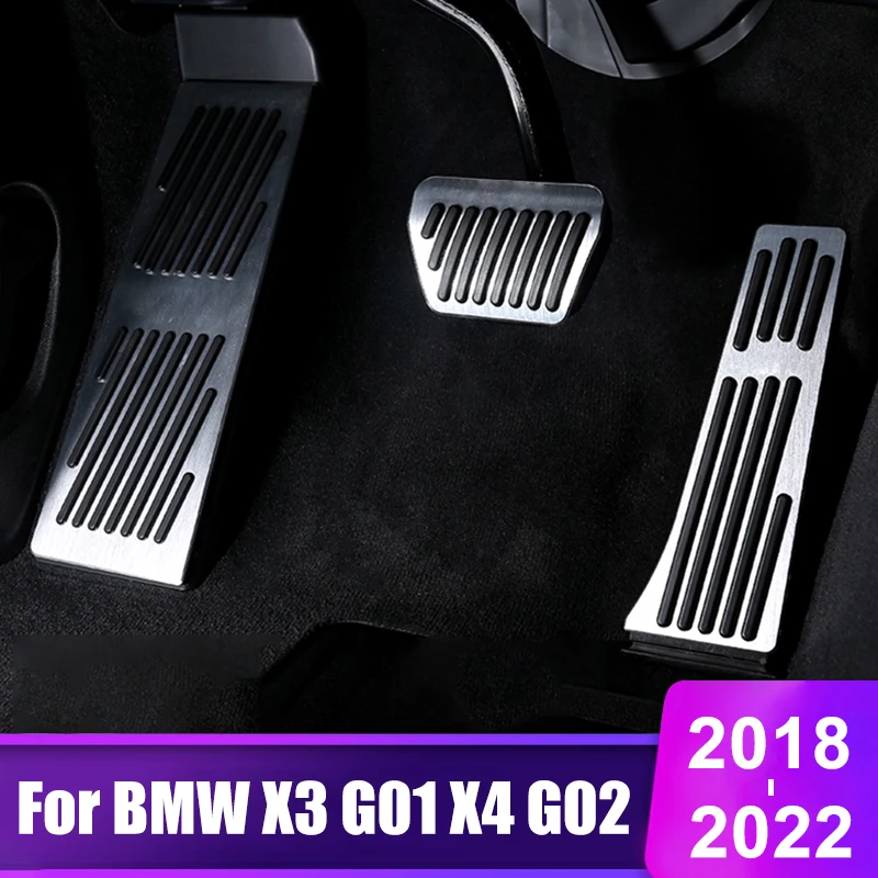 

For BMW X3 G01 X4 G02 IX3 G08 2018 2019 2020 2021 2022 Car Accelerator Brake Pedal Rest Pedal Cover Non-slip Pad Accessories