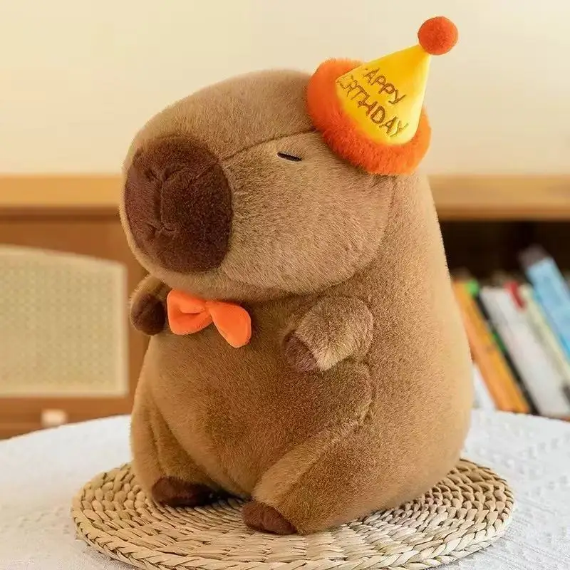 23/35cm Capybara Plush Toy - Ultra Soft Anime Stuffed Animal Doll, Cute Christmas & Thanksgiving Gift for Children
