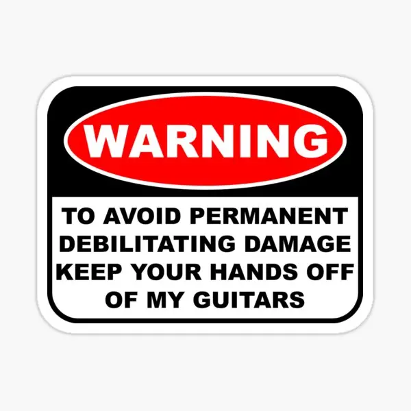 

Наклейки на стену с надписью «Keep Your Hands Off My Guitar», 5 шт.