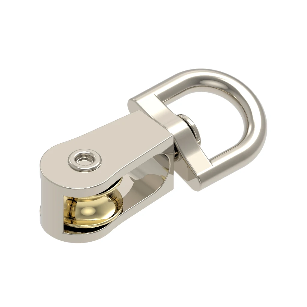 43mm Metal Zinc Alloy Fixed Pulley Crown Block and Block Mini Single DIY fixed pulley