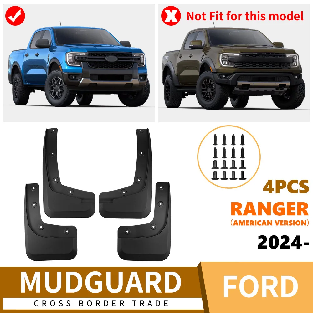 Suitable for US version of Ford Ranger Ranger 2024 fenders front and ...