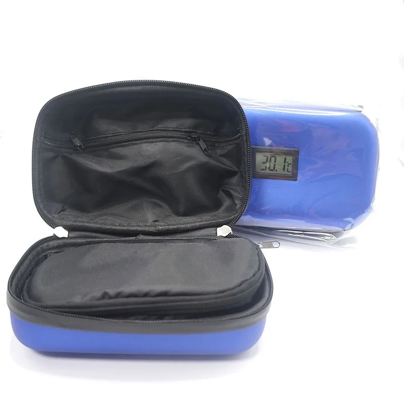 Large Insulin Cooler Travel Case Insulin Cooler Bag Temperature Display Heat Insulation for Diabetic Supplies Medicine Storage 4