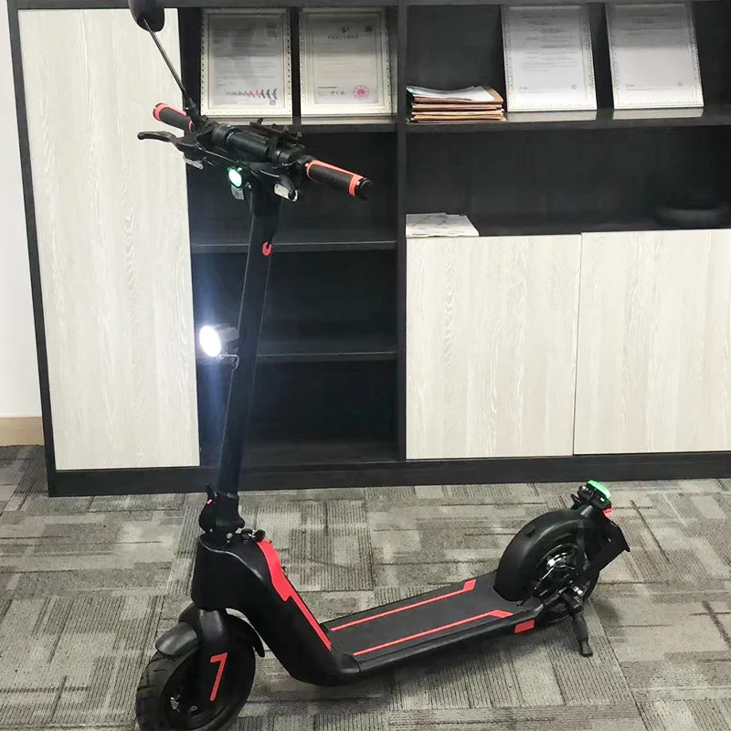 

2024 New Design 36V/48V 1000W Electric Scooter Removable 1-0Ah Battery Dual 800W Green Light Japan PSE Certified Aluminium Green