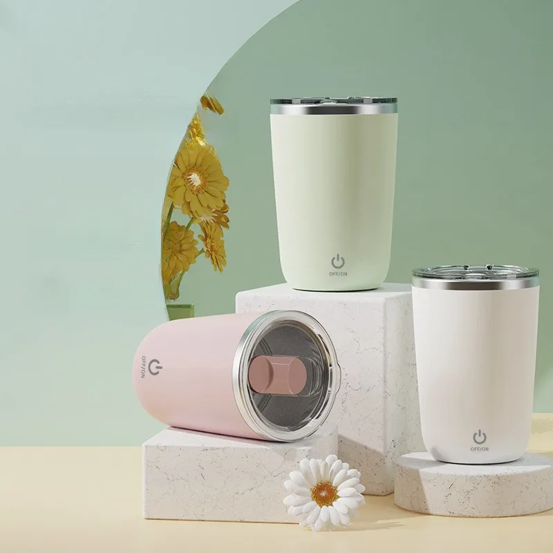 

Fully Automatic Mixing Coffee Cup Lazy Person Magnetic Portable Fresh Charging Electric Stainless Steel Water Cup Print