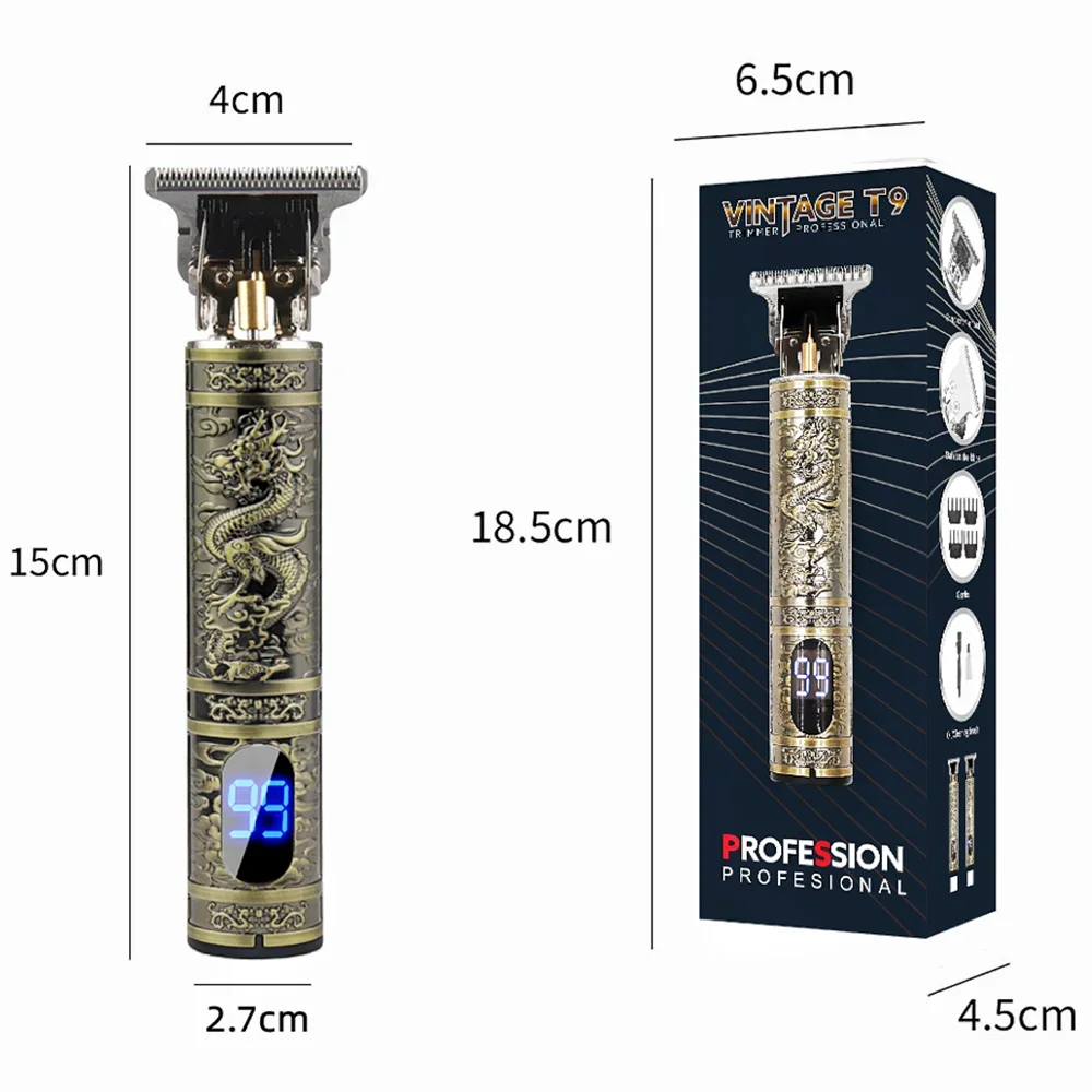 LCD Display T9 Electric Hairber 0mm Shaver Hair Trimer Home Appliances Travel Barber Razors Shaving Machine for Men Trimmer Man hair trimmer