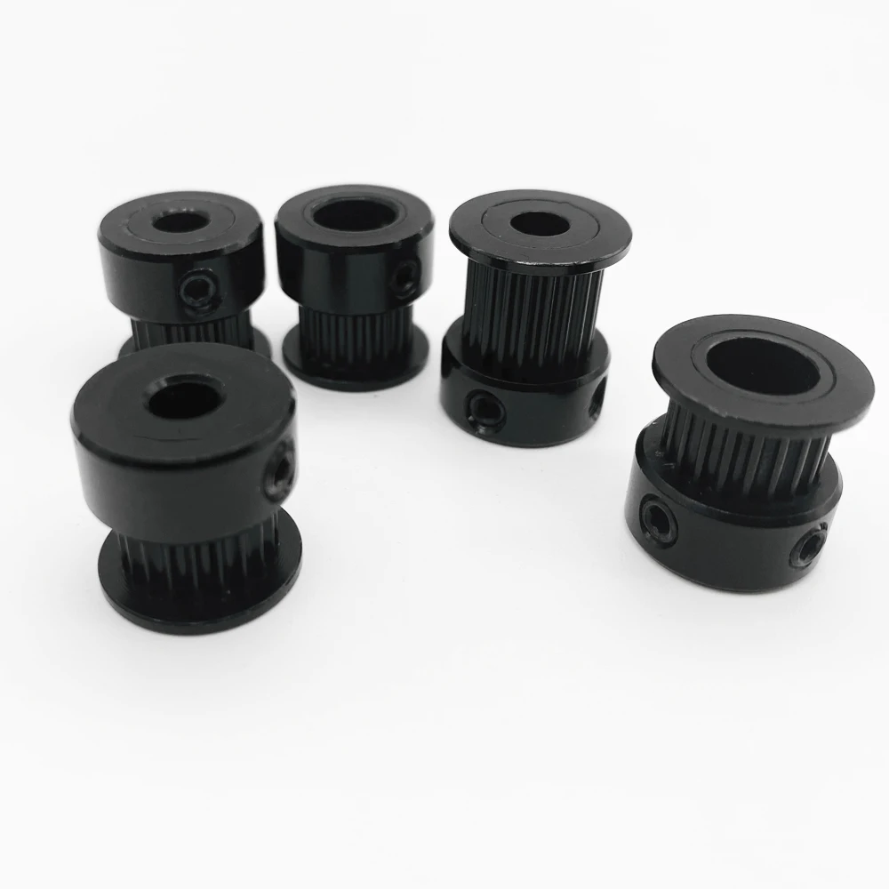 3D printer parts GT2 Timing belt pulley 2GT 20 tooth aluminum hole 3/3.17/4/5/6/6.35/8mm width 6/9/10mm 2GT round pulley 3d printer accessories timing belt pulley timing pulley belt pulley