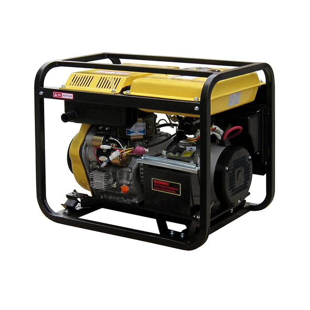 1.8KW 220V Single-Phase Open Frame Portable Diesel Generator DG6500EW Air-Cooled 1
