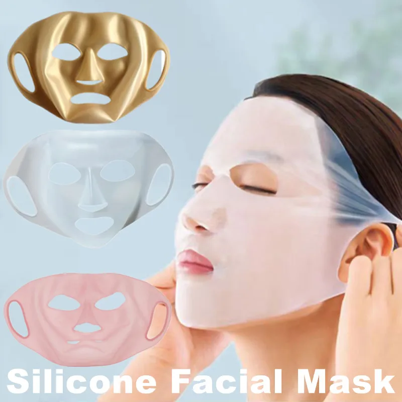 

1Pcs 3D Ear Hanging Silicone Facial Mask Mask Facial Mask Applicator Prevent Facial Mask From Falling Off Moisture Replenishment