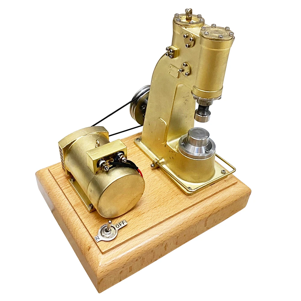 Brass Mini Air Hammer Engine Model Cnc Machining Steam Engine Exquisite