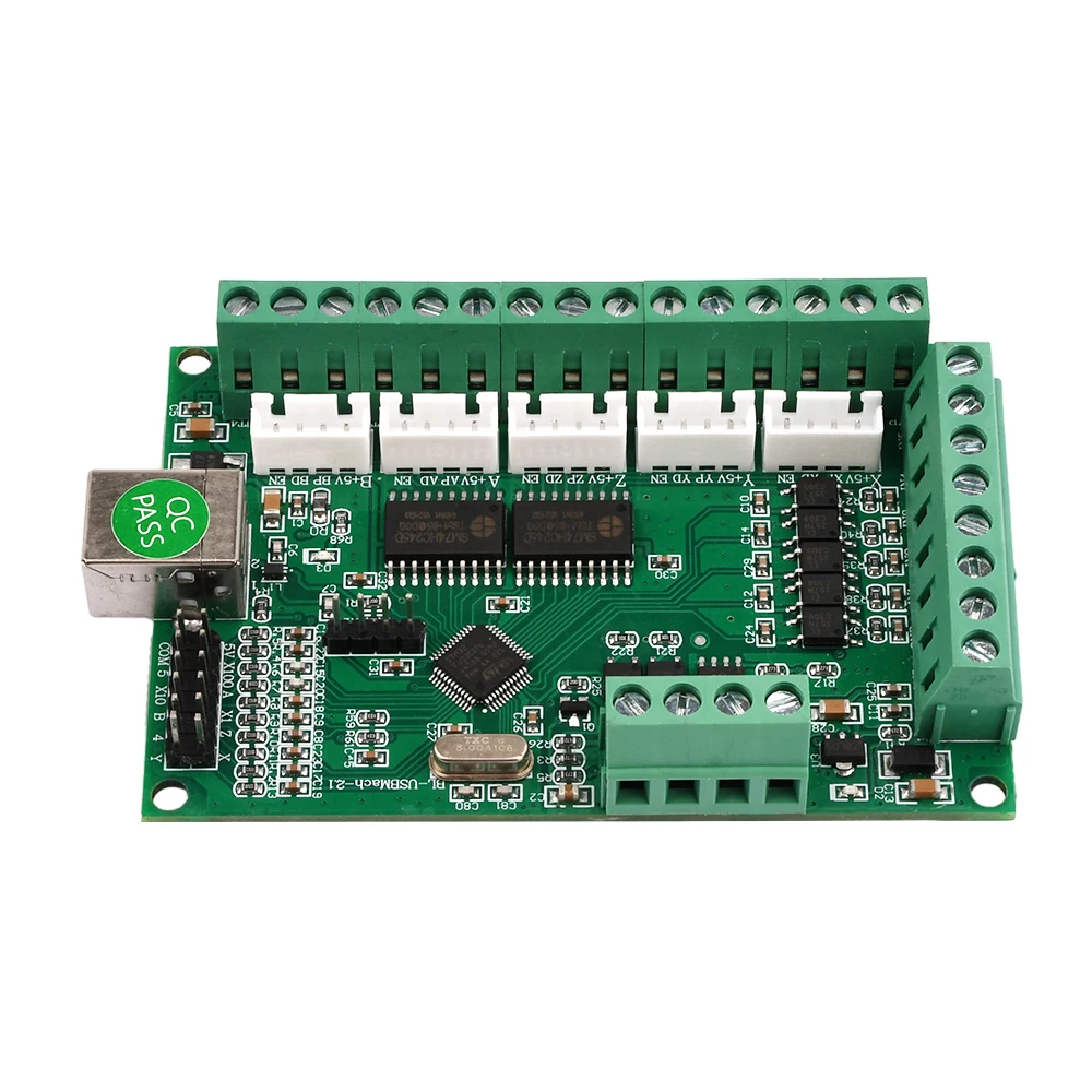 máquina de gravura de cinco eixos cnc controle de movimento placa de interface de acionamento do motor deslizante de eixos