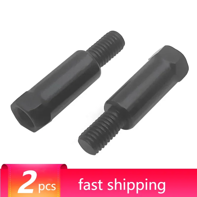 Motorcycle mirror 1 Pair Motorcycle Rear Mirror Adapters M8 8mm Clockwise Anti-clockwise